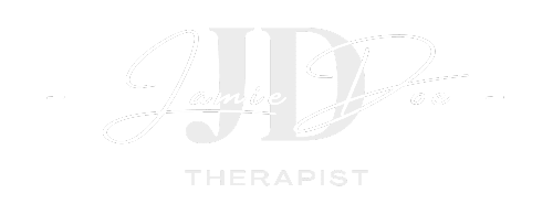 jamie doe logo white